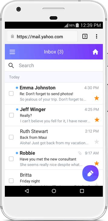 Yahoo Mail Gets A New Mobile Web Experience And Android Go App