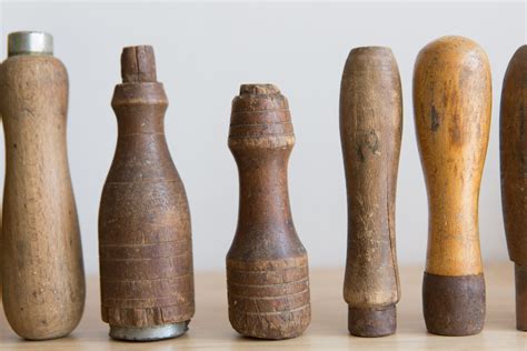 Vintage Wood Handles From Old Tools