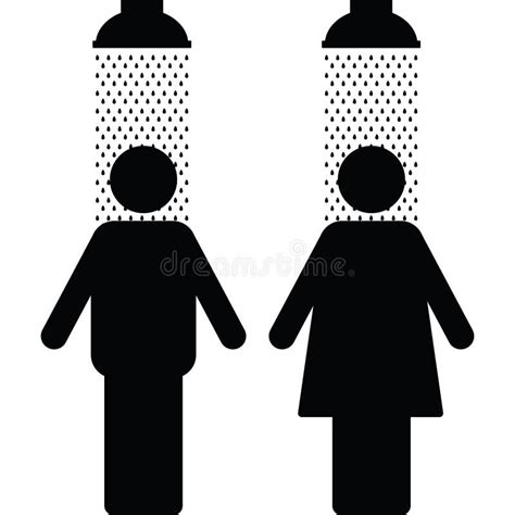 Couple Icon In Shower Illustration Stock Vector Illustration Of Girl Love 113821908