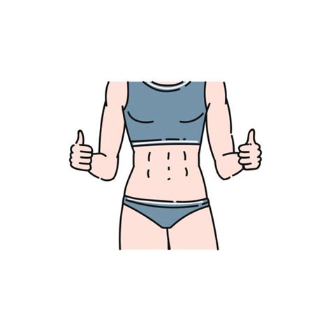 150 Female Six Pack Abs Drawing Stock Illustrations Royalty Free Vector Graphics And Clip Art