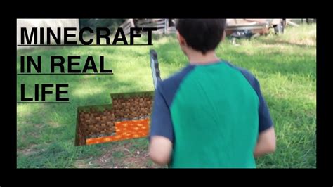 Minecraft In Real Life Youtube
