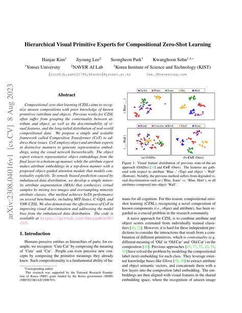 PDF Hierarchical Visual Primitive Experts For Compositional Zero Shot Learning