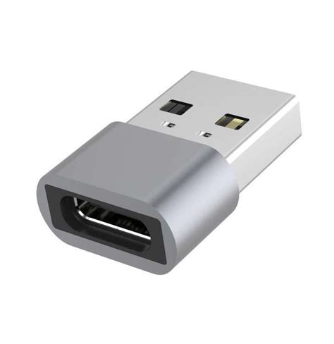 Premiumcord Aluminium Usb C Female Usb A Male Adapt R