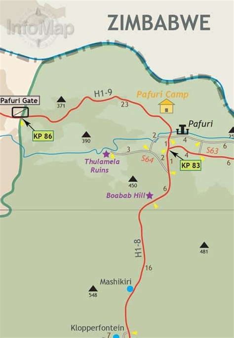 Kruger Park Map