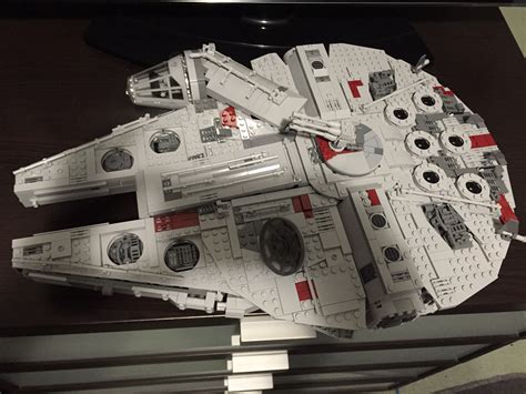 Millennium falcon = 34.75m in length. MOC My mini UCS Millennium Falcon - LEGO Star Wars ...