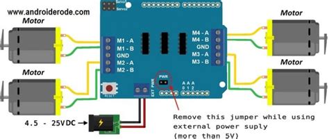 L293d Motor Driver Shield And Arduino Androiderode