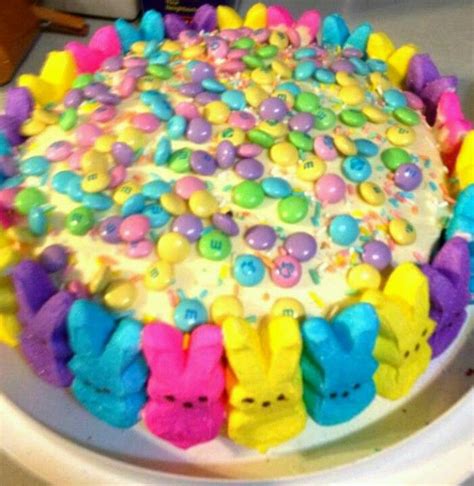 Easter Peeps Cake Easter Cakes Easter Deserts Holiday Desserts