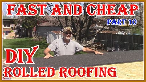 See full list on wikihow.com HOW TO INSTALL ROLLED ROOFING ON MY GARDEN SHED BUILD ...