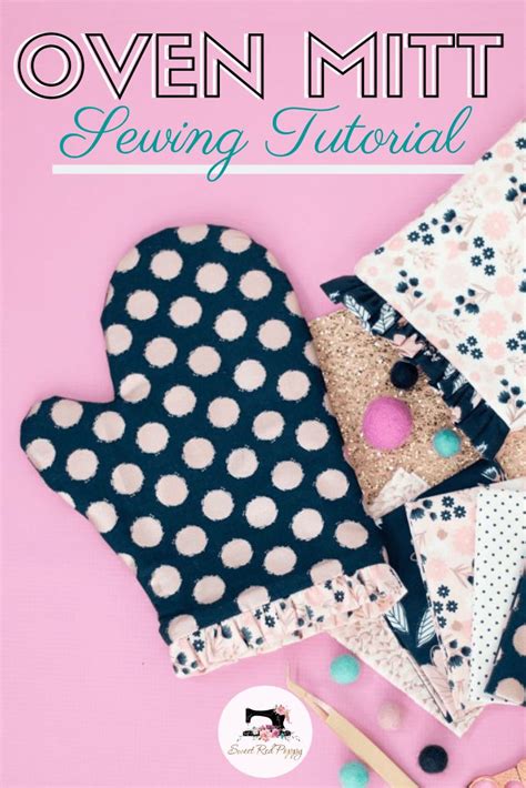 How To Sew A Ruffled Oven Mitt Cricut Maker Sewing Projects For
