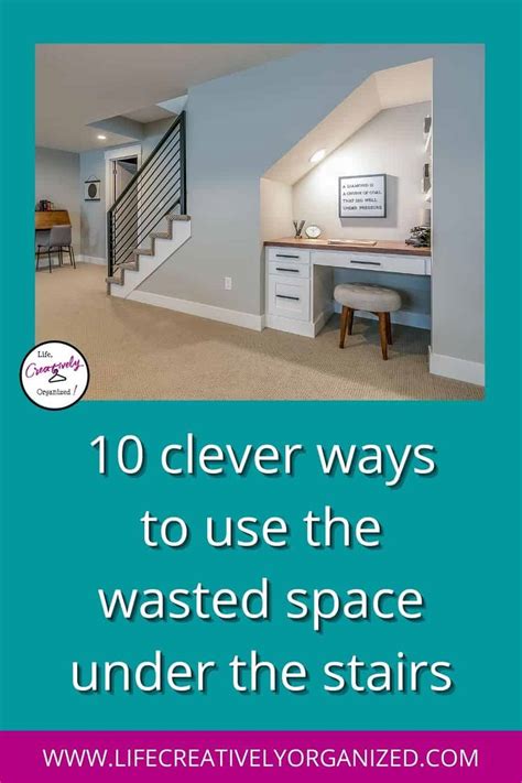 10 Clever Ways To Use That Wasted Space Under The Stairs Pin Life