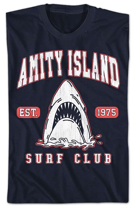 Amity Island Surf Club Jaws T Shirt