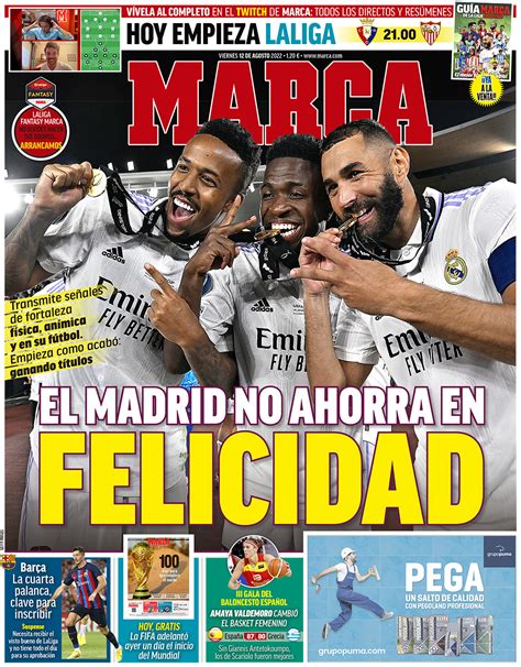 Las Portadas El Madrid No Ahorra En Felicidad En Valencia Hablan De