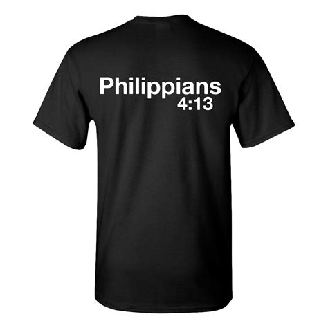 philippians 4 13 bible verse christian jesus t shirt colors s m l xl 2x