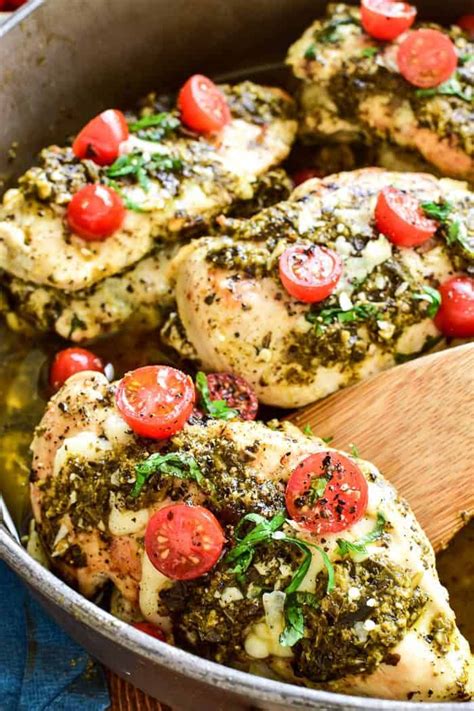 Perfect for easy dinners, meal prep, or freezing for later. This Cheesy Pesto Stuffed Chicken is the ultimate dinner recipe! Ready in 30 minute or less ...