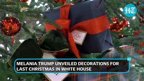 Melania Trump Unveils White House Christmas Decorations Newsr