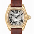 Cartier Roadster Ladies 18K Yellow Gold Diamond Watch WE500160 ...