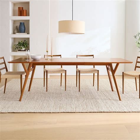 Mid Century Expandable Dining Table 3992 West Elm