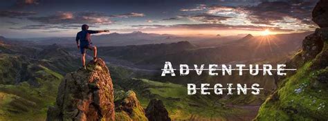 Adventure Begins Facebook Cover