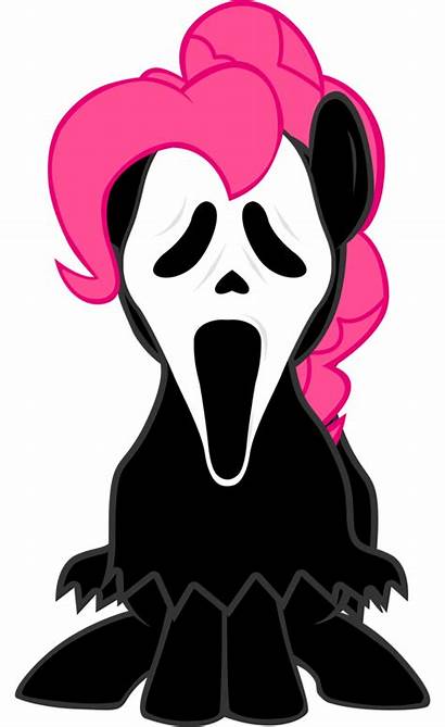 Ghost Face Scary Pie Pinkie Clipart Clip