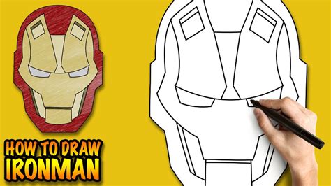 How To Draw Ironman Easy Step By Step Drawing Tutorial Youtube