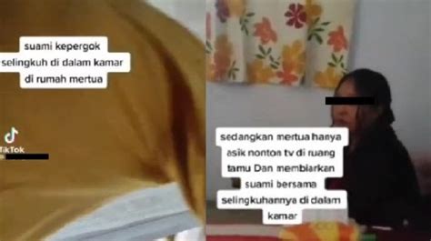 Viral Suami Kepergok Selingkuh Dalam Kamar Mertua Cuek