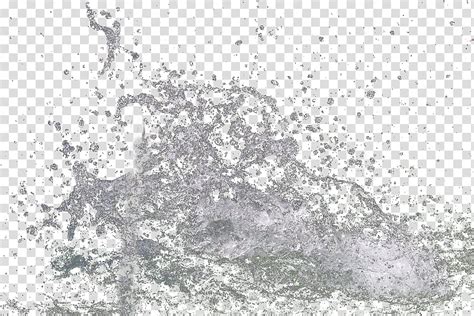 Gray Liquid Splash Transparent Background Png Clipart Hiclipart