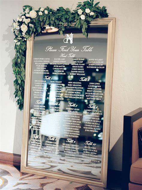 9 cute and creative ways to display your wedding table plan wedding table seating chart seating