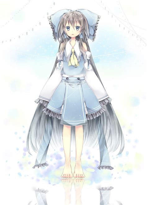 Blue Reimu Hakurei Reimu Mobile Wallpaper 1160041 Zerochan Anime