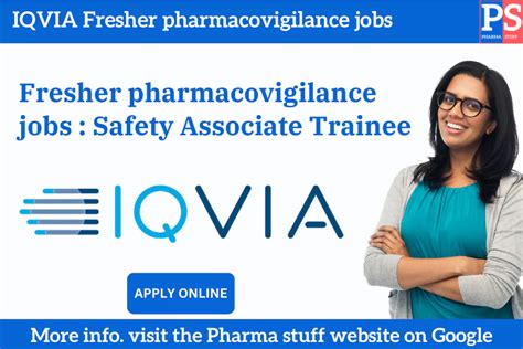 Iqvia Fresher Pharmacovigilance Safety Associate Trainee