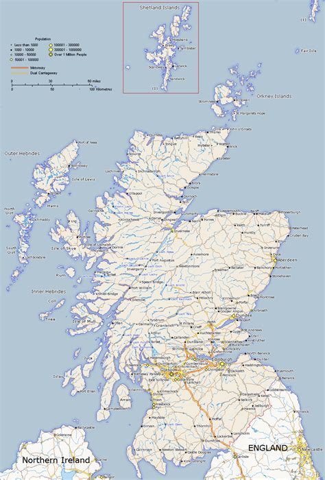 Map Of Scotland Outravelling Maps Guide