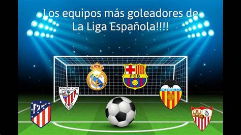 En esta temporada arrancó una nueva era en la liga española. Top 15 Equipos más goleadores de La Liga Española!!! (1928 ...