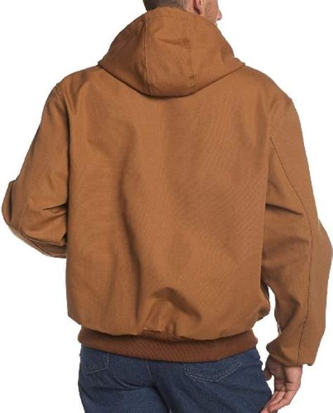 Carhartt Cotton Big And Tall Thermal Lined Duck Active Hoodie Jacket J131