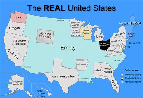 The Real Usa Map For The Murica Event Neckbeardrpg