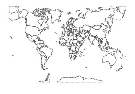 Printable World Map Coloring Page For Kids Cool2bkids 9 Best Images