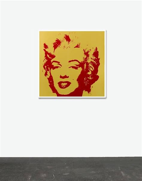 Andy Warhol Golden Marilyn Vi Sunday B Morning Print For Sale
