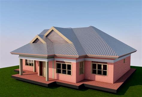 3 bedroom modern house design with single story latest home patterns. 3 Bedroom Simple House Plan - Muthurwa Marketplace