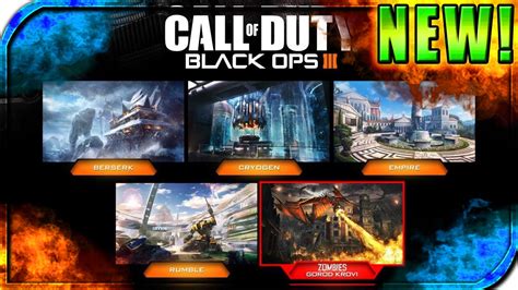 All New Multiplayer Maps In Descent Dlc Pack In Black Ops 3 Bo3