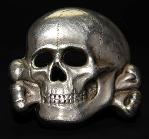 Ss Visor Cap Skull By Deschler