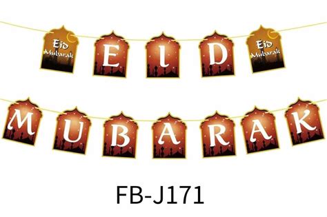 Eid Mubarak Decoration Banner Ramadhan Decoration