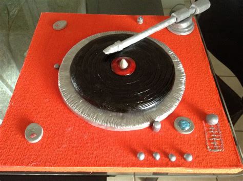 Gum Paste Record Player Gum Paste How To Make Cake Record Player
