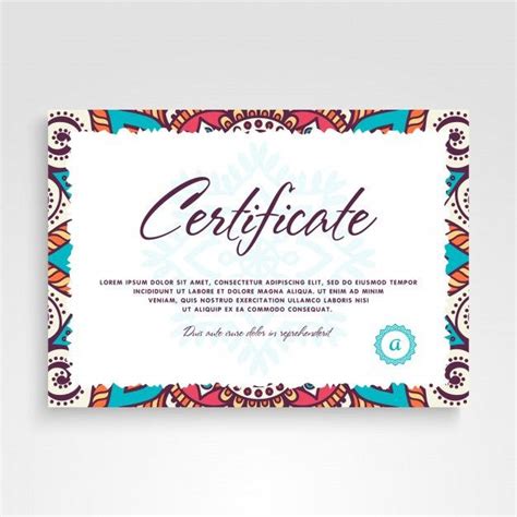 30 Free Certificate Templates Certificate Design Template Free