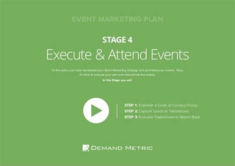 Event Marketing Plan Playbook
