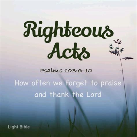 Righteous Acts Daily Devotional Christians 911 Learn Teach Serve