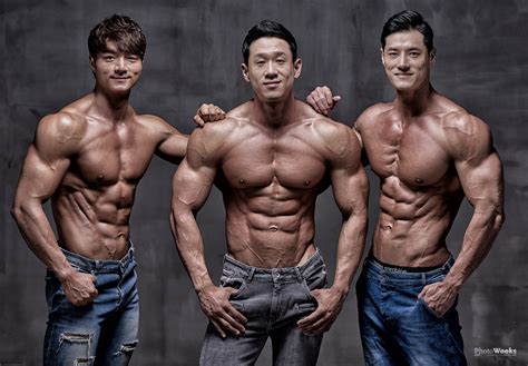 Korean Group Photo Shoot And Work Out