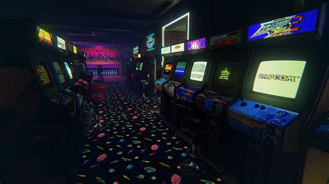 Hd Wallpaper Black Arcade Machines Video Games Atari
