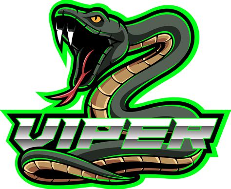 Green Viper Snake Esport Mascot Logo By Visink Thehungryjpeg