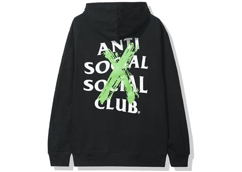 Anti Social Social Club Cancelled Remix Hoodie Fw19 Black Fw19