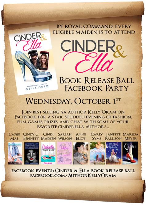 Cinder And Ella Book Release Ball And Book Tour Belle Brita