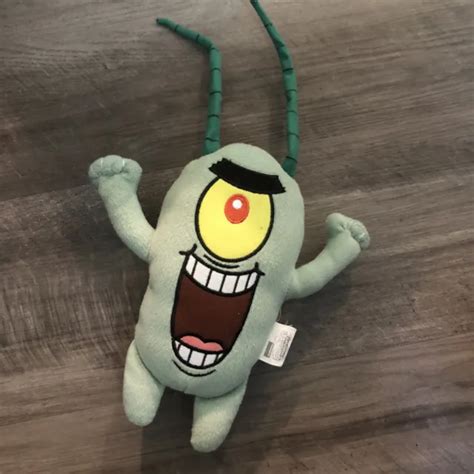 Spongebob Squarepants Plankton Soft Stuffed Plush Nickelodeon Toy 10
