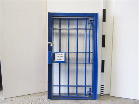 0770071 Steel Prison Cell Door Very Heavy H 202 Cm X 113 X 18 X 1